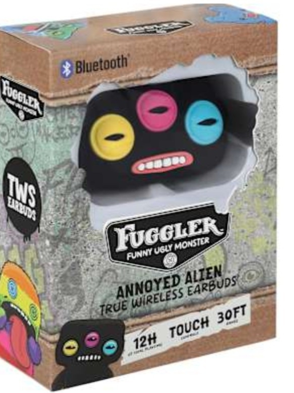Fuggler Annoyed Alien True Wireless Bluetooth Earbuds - NIB